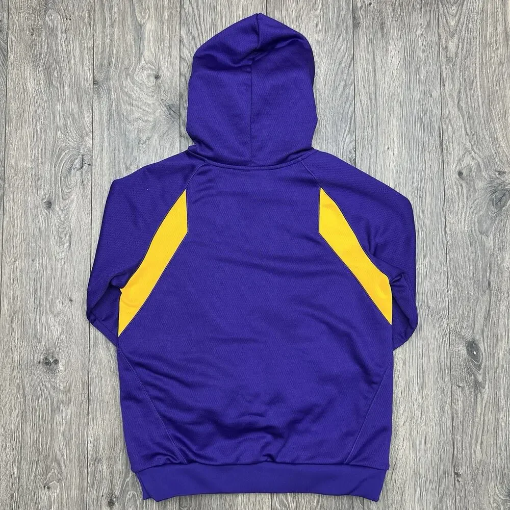 Nike Kobe Hoodie Sz XL Big Kids Court Purple Gold Therma Fit Pullover $52